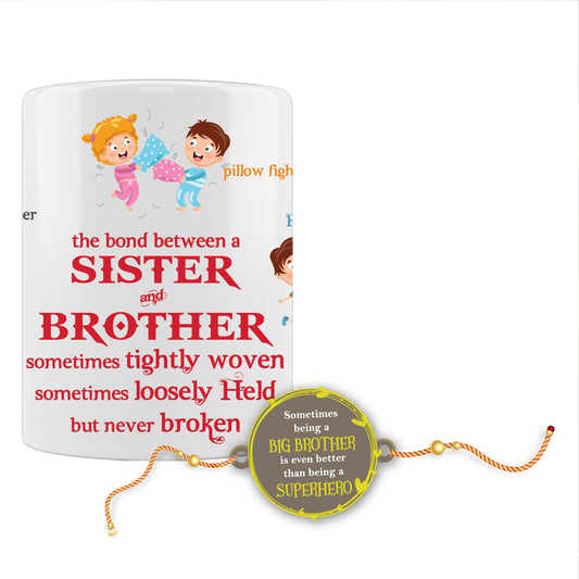 Big Brother Rakhi For Brother With Mug