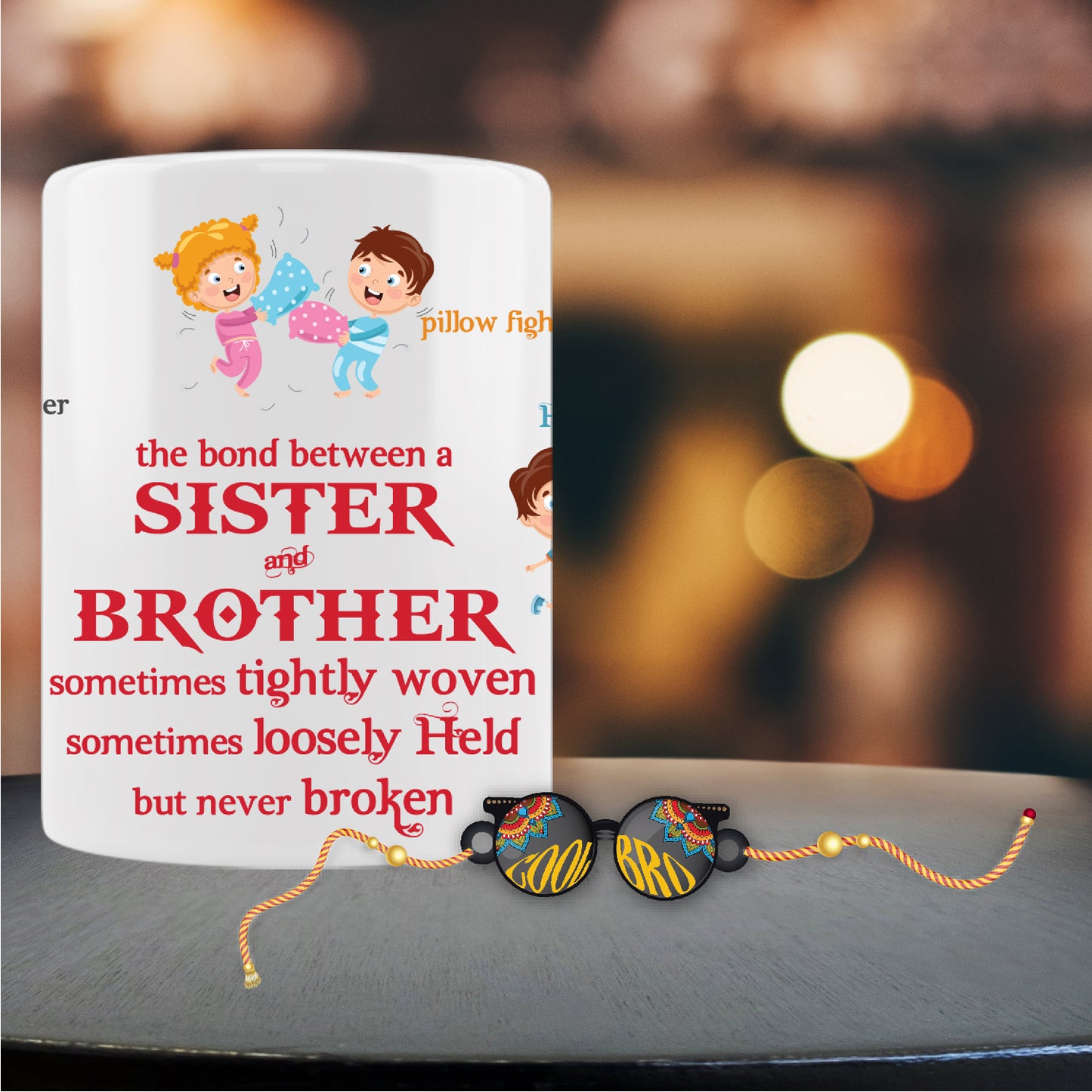 Cool Bro Rakhi With Mug
