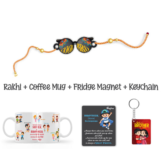 Cool Brother Rakhi For Brother with Mega Combo