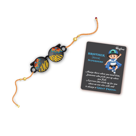 Cool Bro Rakhi with Brother Is Superhero Fridge Magnet
