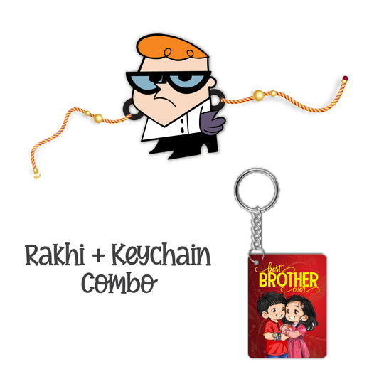 Dexter Rakhi For Brother  With  Keychain