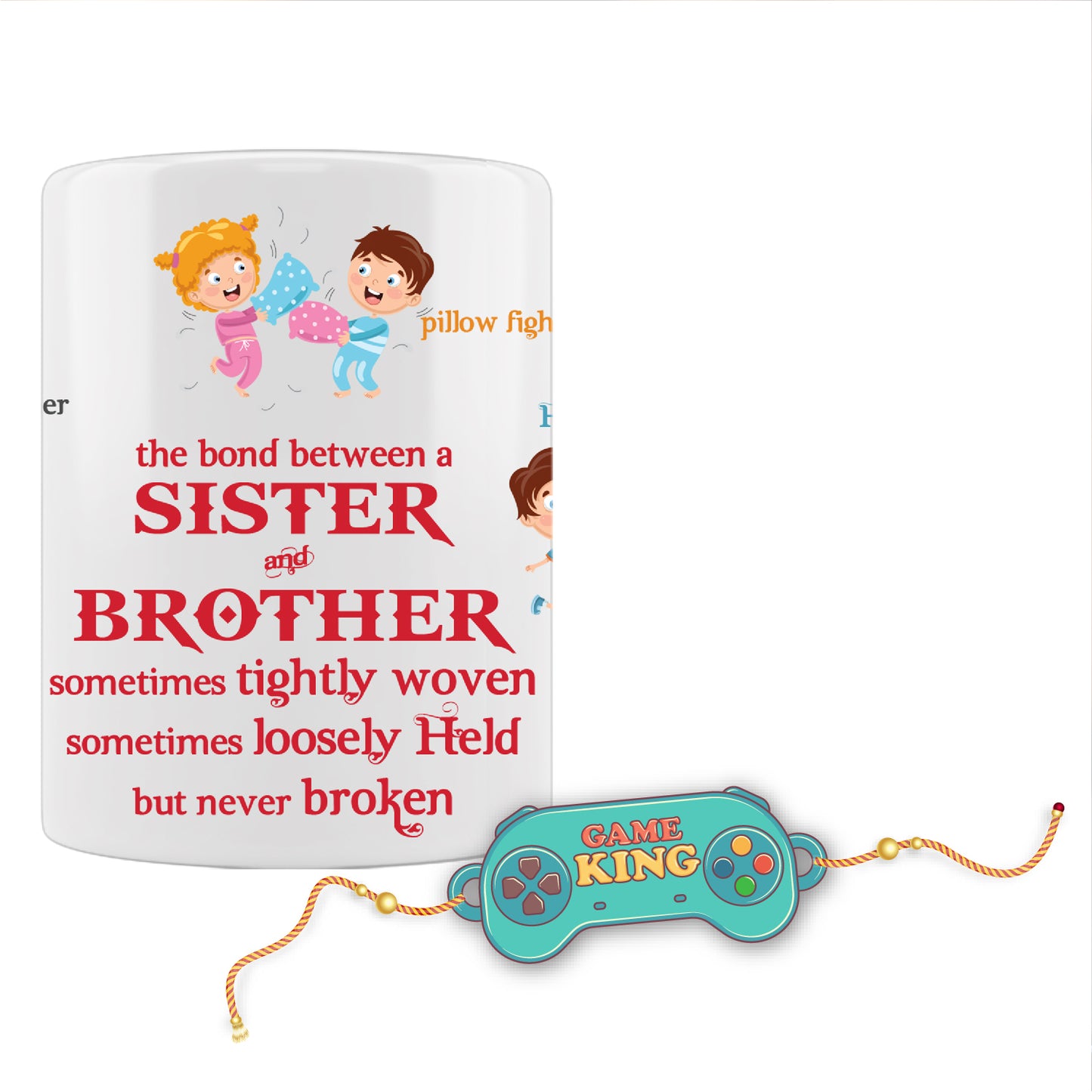 Game King Rakhi For Brother With Mug