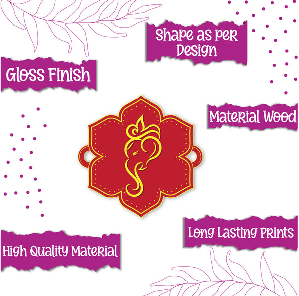 Child-safe Ganesha Rakhi – eco-friendly Rakhi for Raksha Bandhan