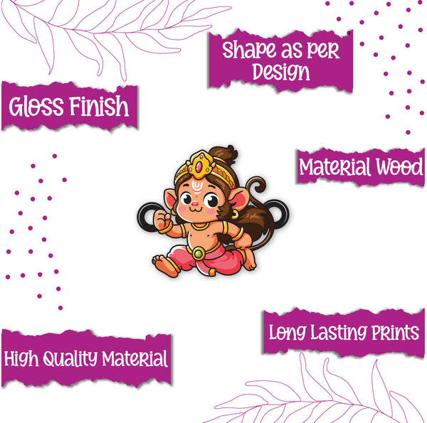 Devotional Rakhi for brother – Hanuman themed Rakhi for toddlers