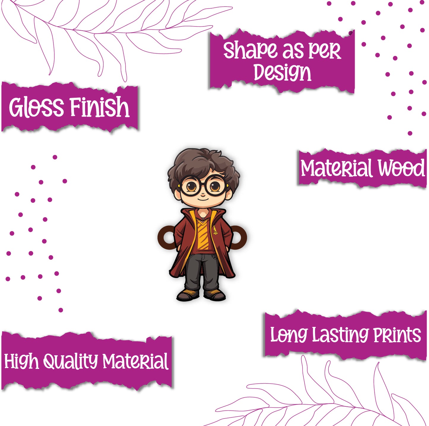 Potter-themed Rakhi for baby brother – safe and fun Rakhi design
