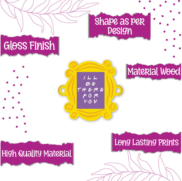 Cute Rakhi for brother or sister – FRIENDS Rakhi with quote