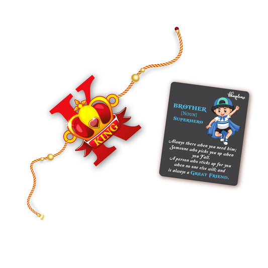 Kig Rakhi With Brother Is Superhero Fridge Magnet