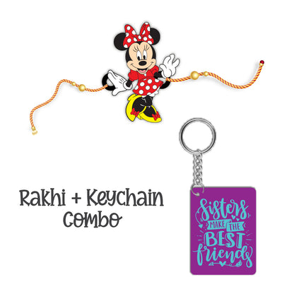 Minnie Lumba Rakhi  with Mega Combo – Cartoon Theme Rakhi | Bhai Please