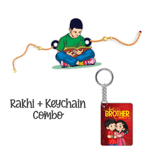 Padhaku Bhai Rakhi For Brother With Keychain – Quotes Theme Rakhi | Bhai Please