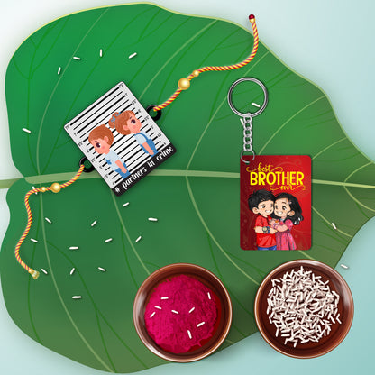 Partners in Crime Rakhi For Brother with Mega Combo