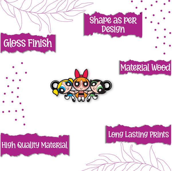 Powerpuff Rakhi for kids – Blossom, Bubbles & Buttercup Rakhi