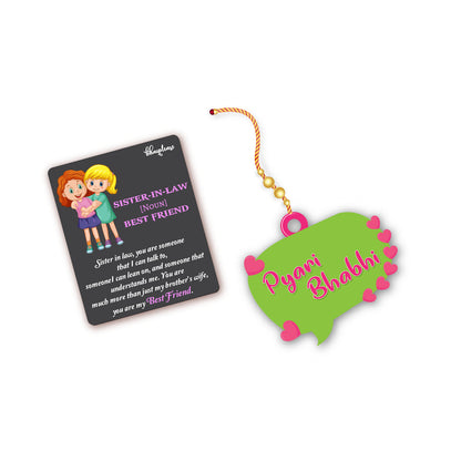 Pyari Bhabhi Lumba Rakhi With Sister In Law Is Superhero Fridge Magnet