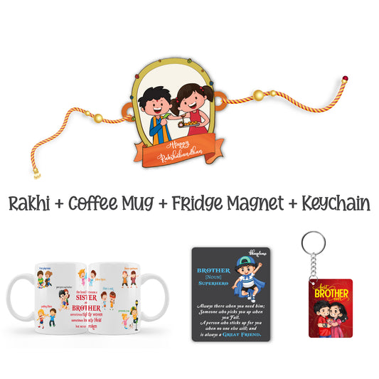 Happy Raksha Bandhan  Rakhi For Brother  with Mega Combo