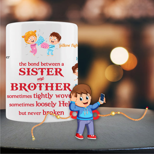 Selfiewala Bhai Rakhi For Brother With Mug