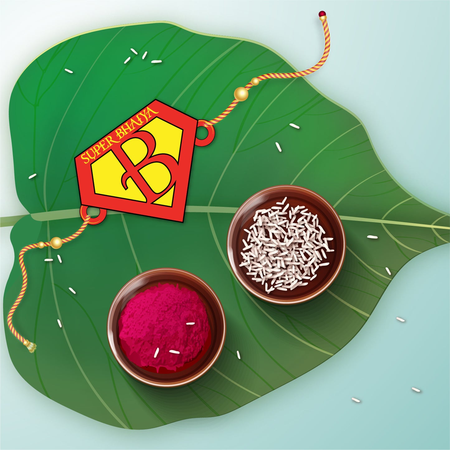 Hero Rakhi for brother – Superman Rakhi India