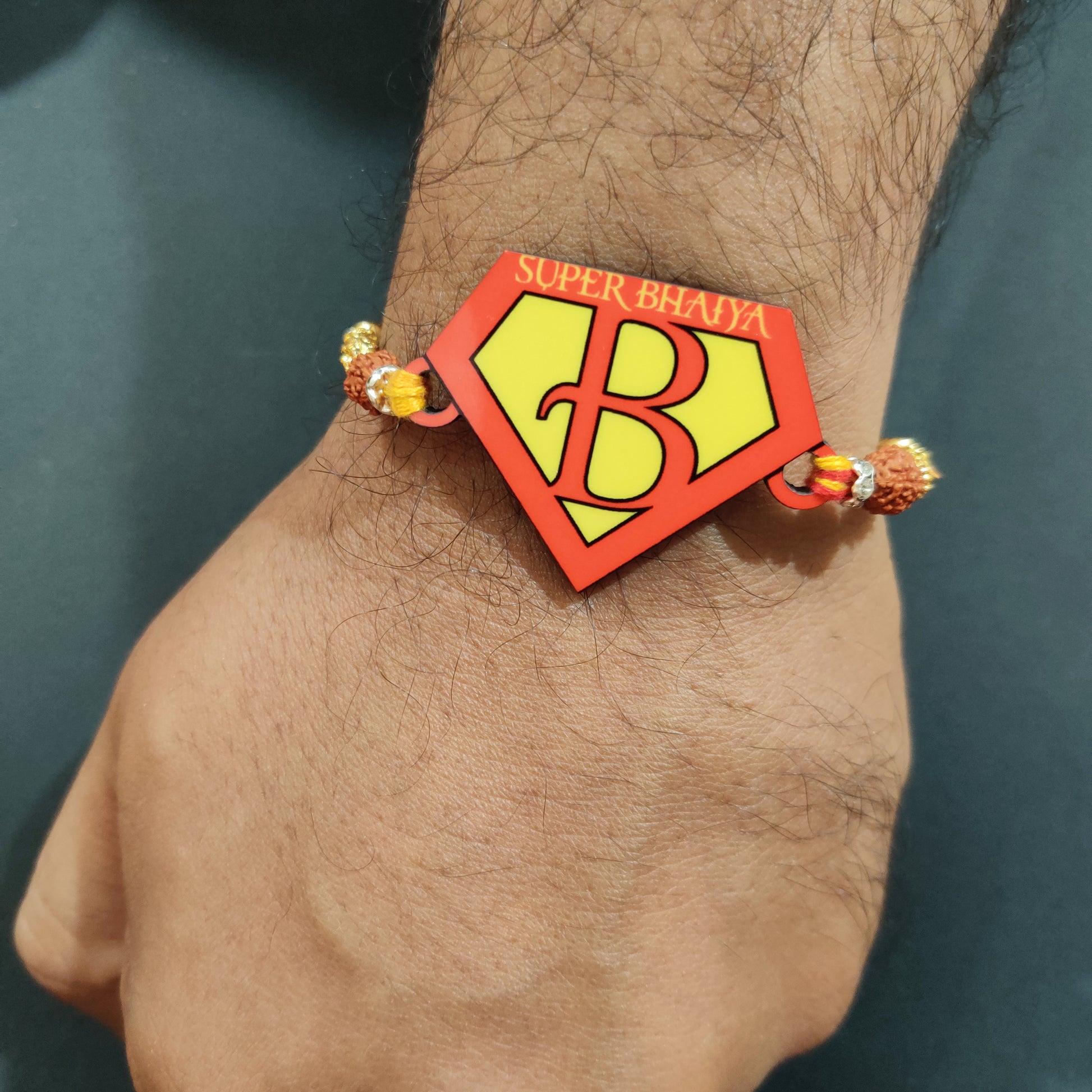 Eco-friendly Superman Rakhi – Rakhi gift for bhai