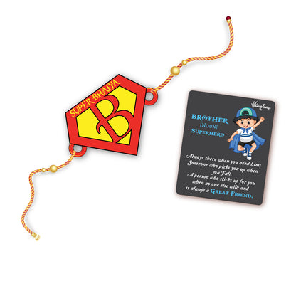 Super Bhaiya Rakhi With Sister In Law Fridge Magnet