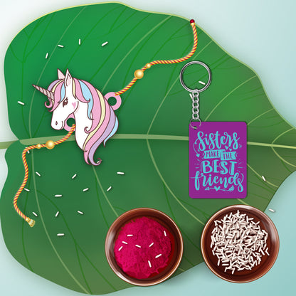 Unicorn Rakhi  For Brother  with Mega Combo