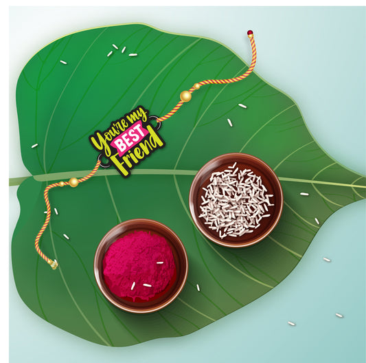 Emotional wooden Rakhi – perfect Rakhi gift for sibling love