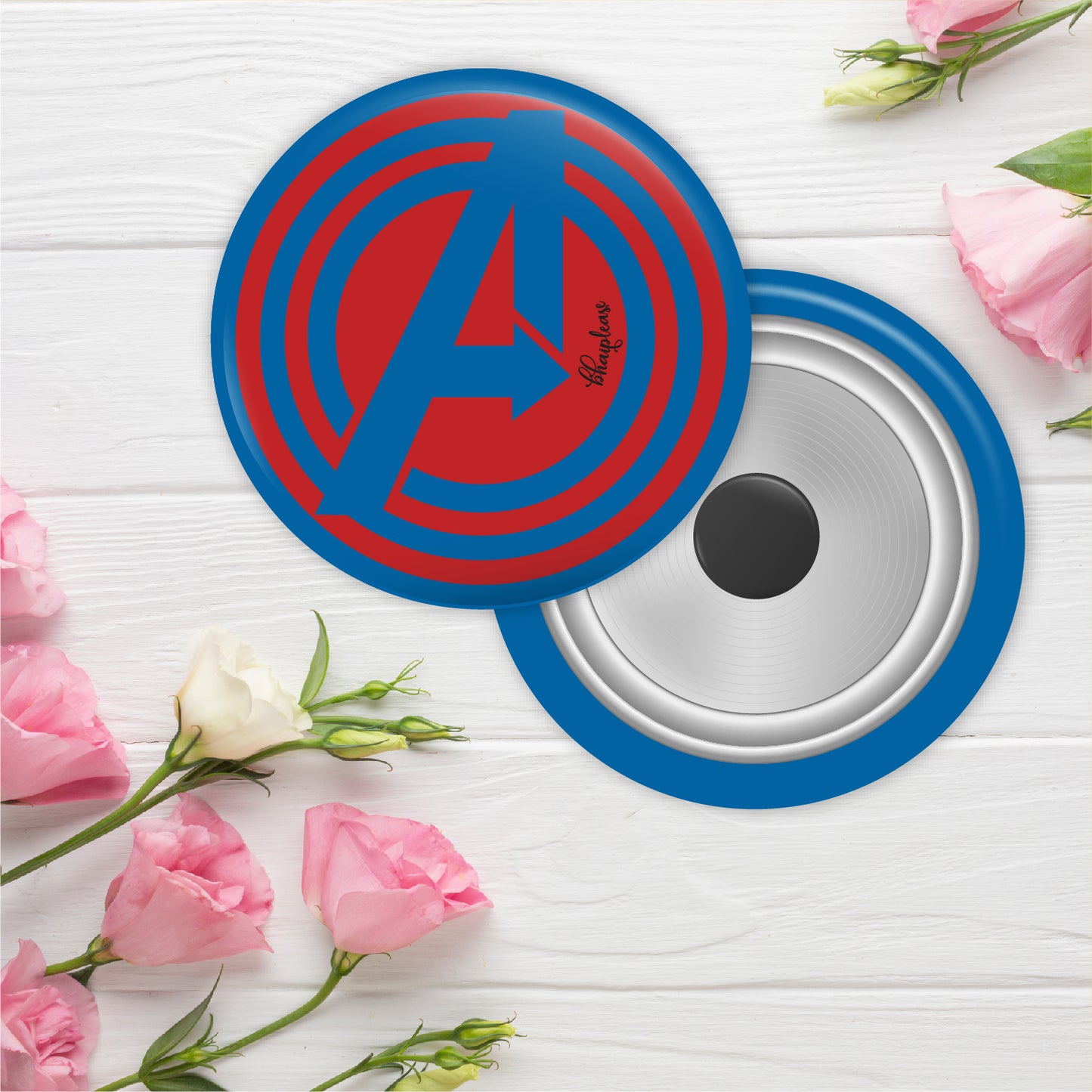 Avengers Round Fridge Magnet
