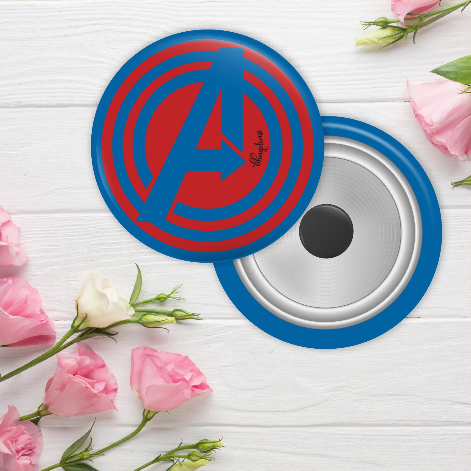 Avengers Round Fridge Magnet