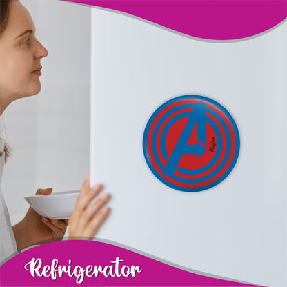 Avengers Round Fridge Magnet