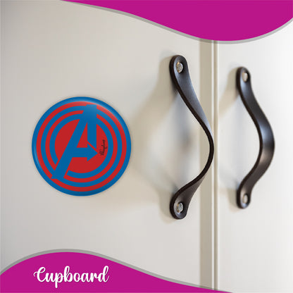Avengers Round Fridge Magnet