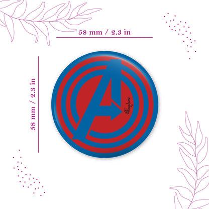 Avengers Round Fridge Magnet
