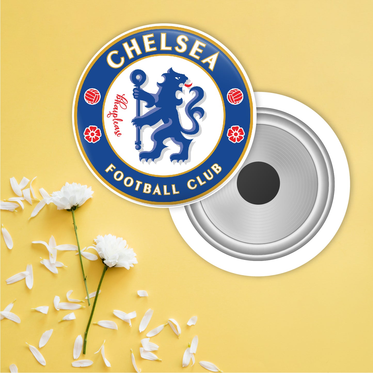 Chelsea Round Fridge magnet