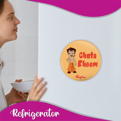 Chota Bheem Round Fridge Magnet