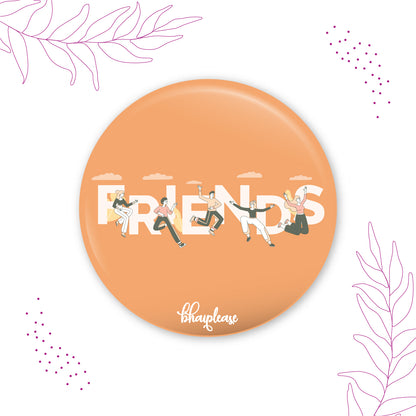 Friends Round Fridge Magnet