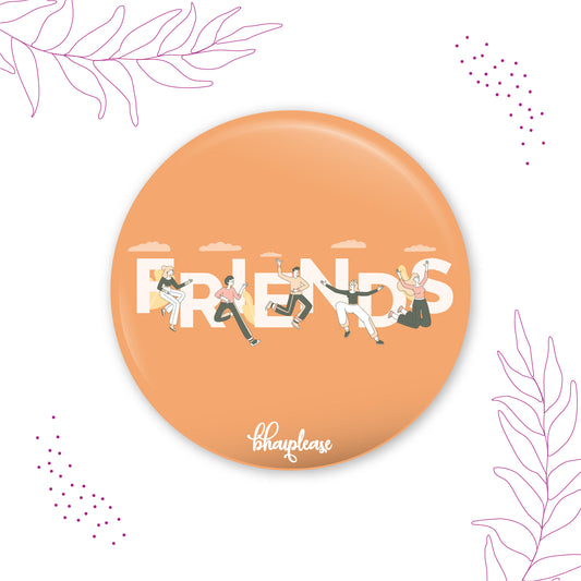 Friends Round Fridge Magnet