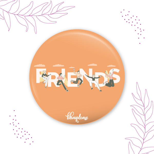 Friends Round Fridge Magnet