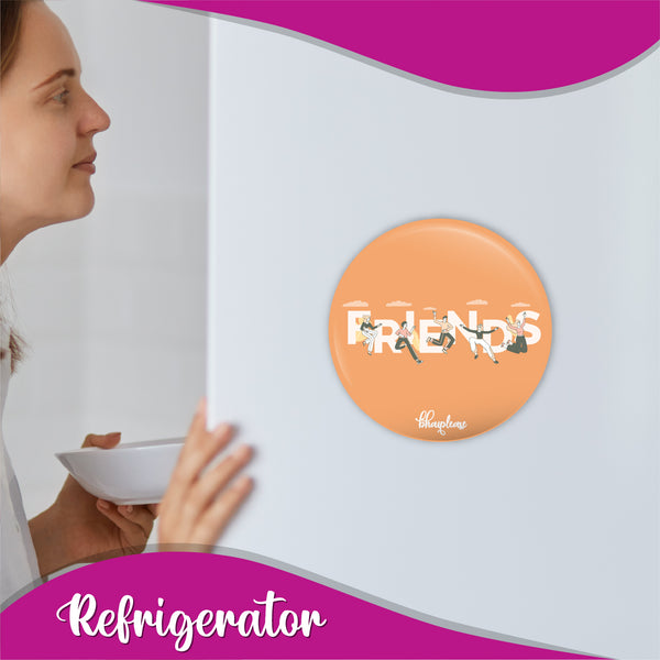 Friends Round Fridge Magnet