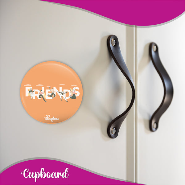 Friends Round Fridge Magnet