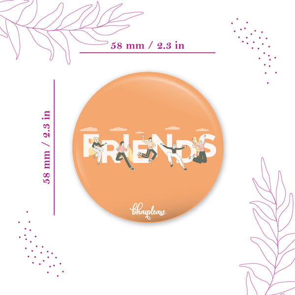 Friends Round Fridge Magnet