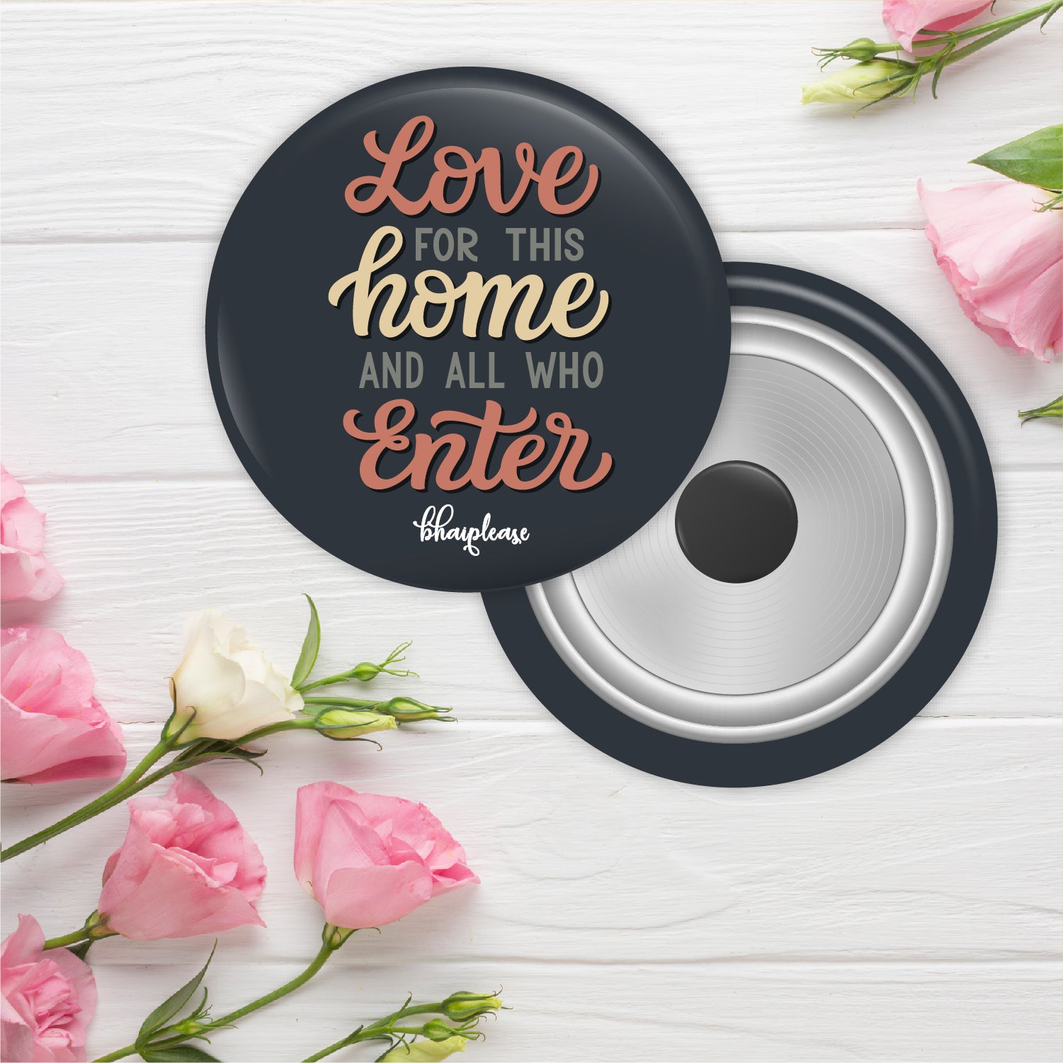 Love For This Home And all Who Enter here Fridge Magnet