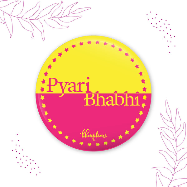Pyari Bhabhi Round Fridge Magnet