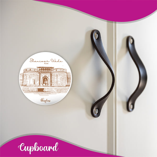 Shaniwar Wada Round Fridge Magnet
