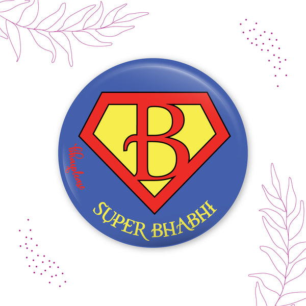 Superwomen Bhabhi Round Fridge Magnet