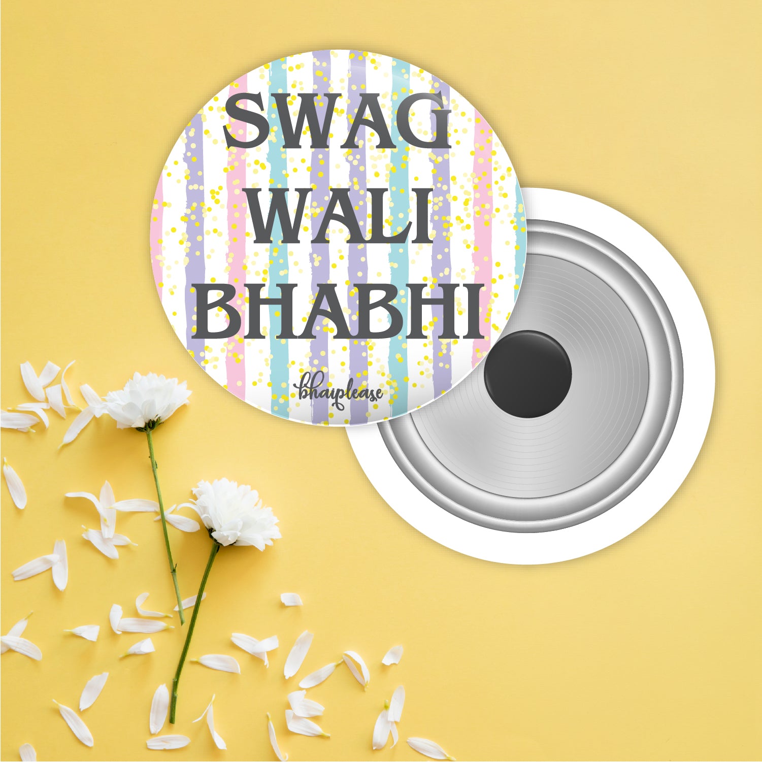 Swag wali bhabhi Round Fridge Magnet