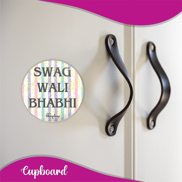 Swag wali bhabhi Round Fridge Magnet