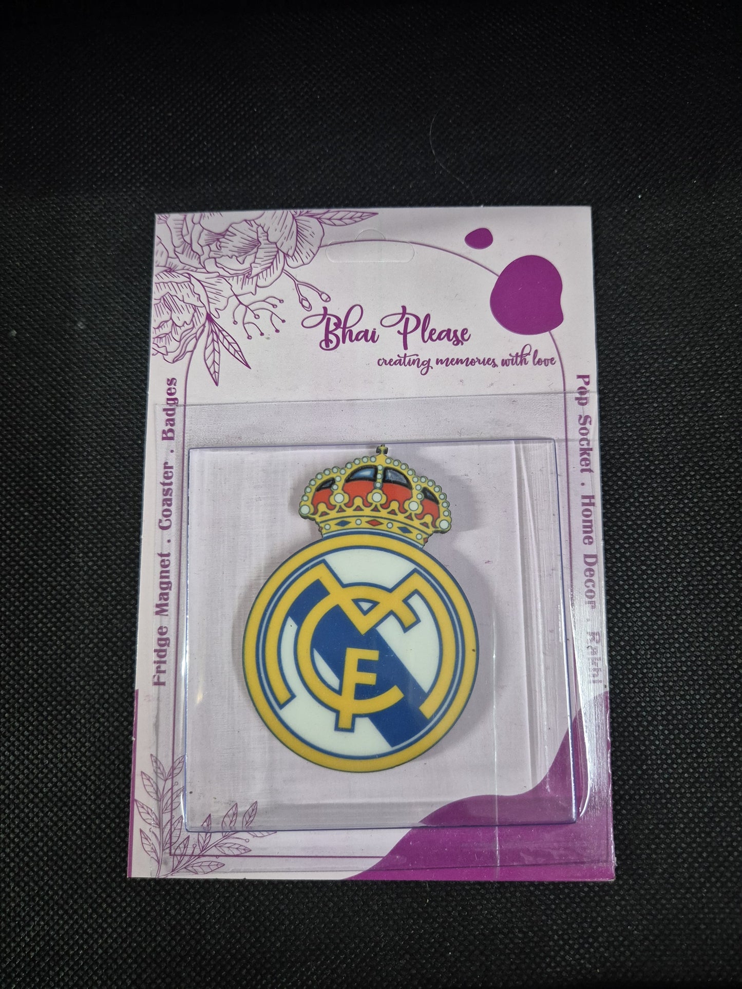 Quirky Real Madrid kitchen fridge magnet