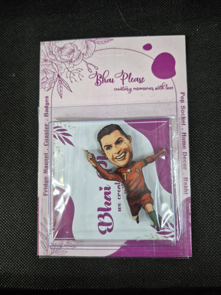 Ronaldo fridge magnet - unique celebrity memorabilia