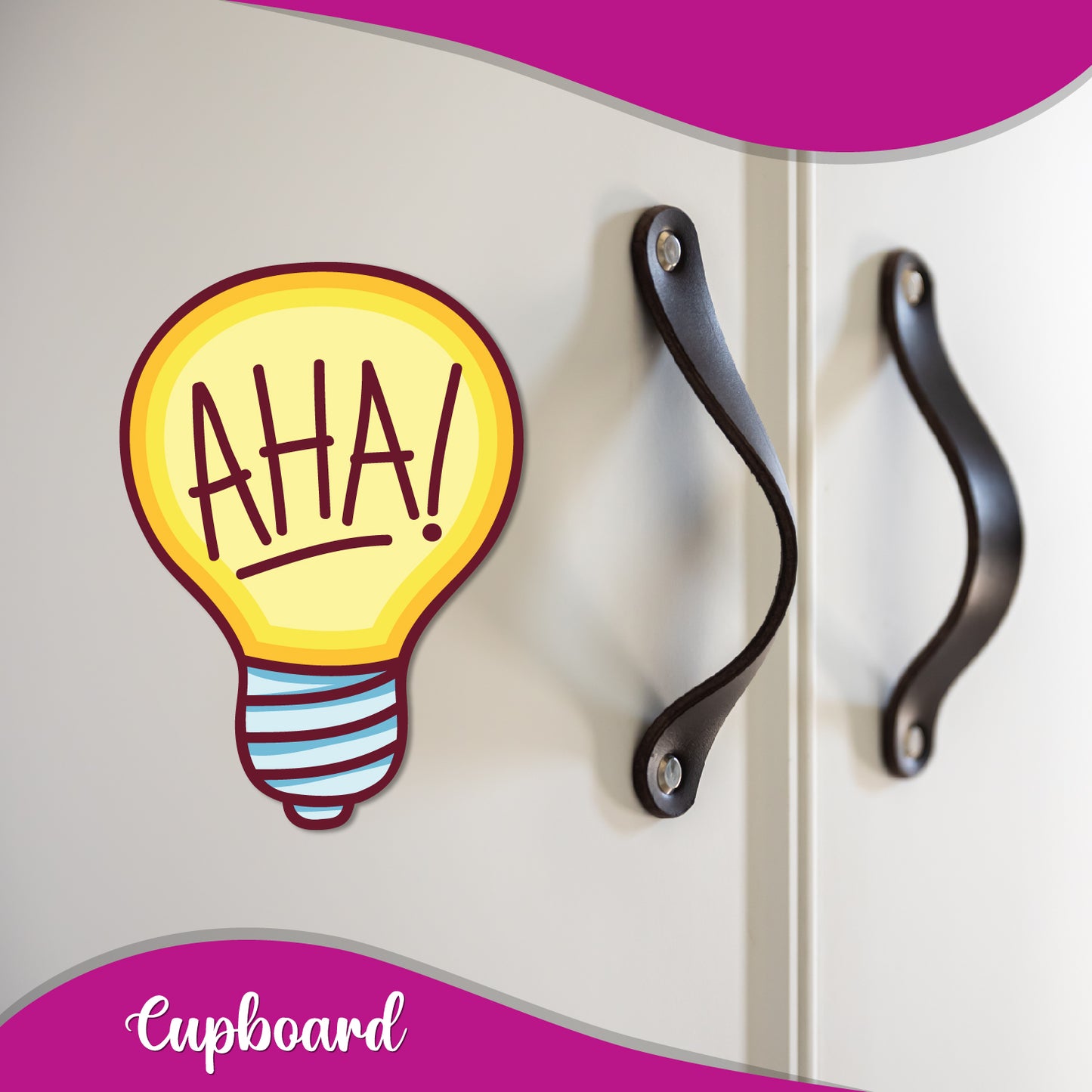 Aha Bulb lovers quirky fridge magnet gift