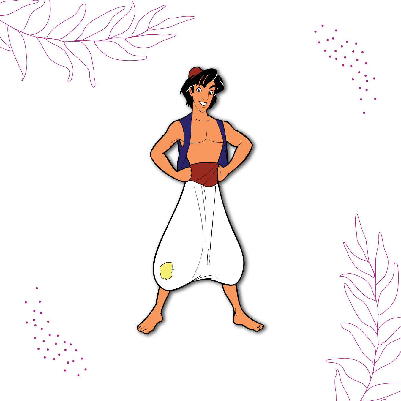 aladdin-prince-ali-magnet-on-refrigerator