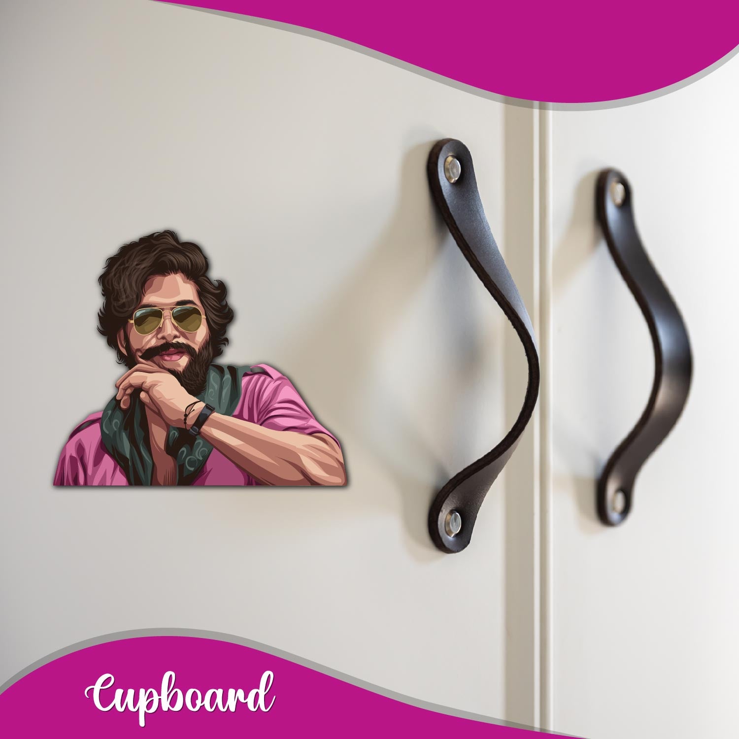 Allu Arjun printed magnet - decorative home accessory