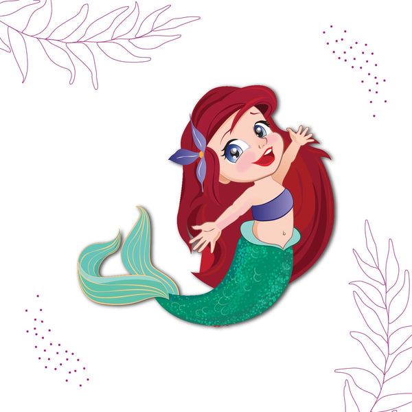 Ariel Wooden Fridge Magnet