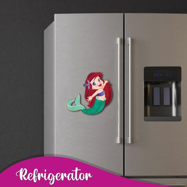 Ariel Wooden Fridge Magnet