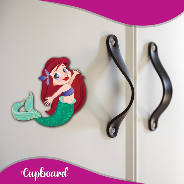 Ariel Wooden Fridge Magnet
